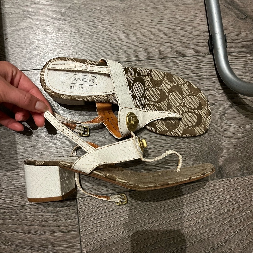 Coach Kitten Heels